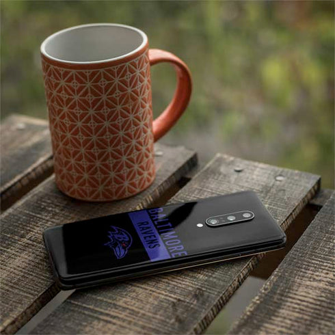 NFL Baltimore Ravens Black Performance Series OnePlus 7 Pro Skin