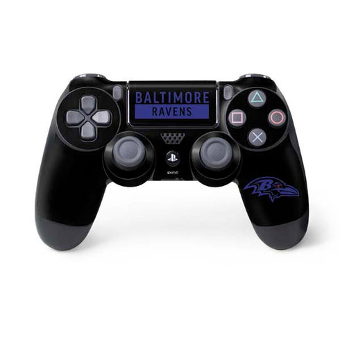 NFL Baltimore Ravens Black Performance Series PS4 Controller Skin