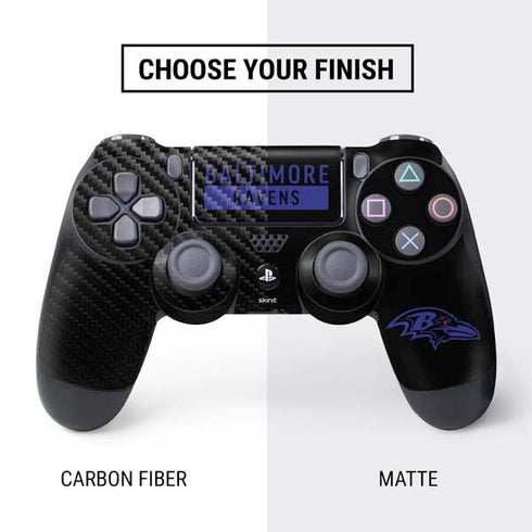 NFL Baltimore Ravens Black Performance Series PS4 Controller Skin