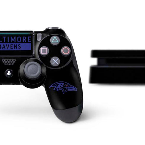 NFL Baltimore Ravens Black Performance Series PS4 Slim Bundle Skin