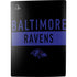 NFL Baltimore Ravens Black Performance Series PS5 Console Skin