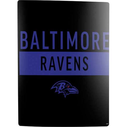 NFL Baltimore Ravens Black Performance Series PS5 Digital Edition Bundle Skin