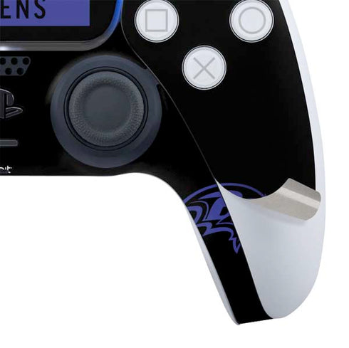 NFL Baltimore Ravens Black Performance Series PS5 Slim Digital Edition Bundle Skin