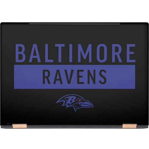 NFL Baltimore Ravens Black Performance Series HP Spectre Skin