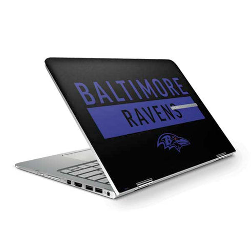 NFL Baltimore Ravens Black Performance Series HP Spectre Skin