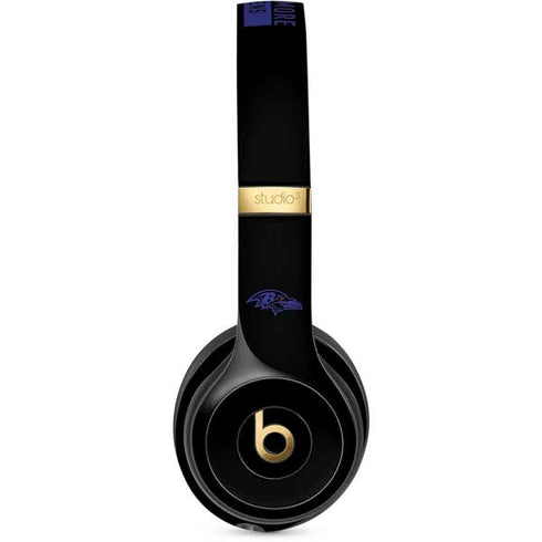 NFL Baltimore Ravens Black Performance Series Studio Wireless 3 Skin