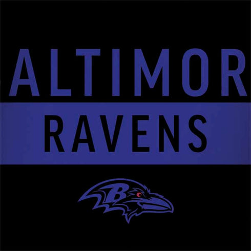 NFL Baltimore Ravens Black Performance Series Surface Book 2 13.5in Skin