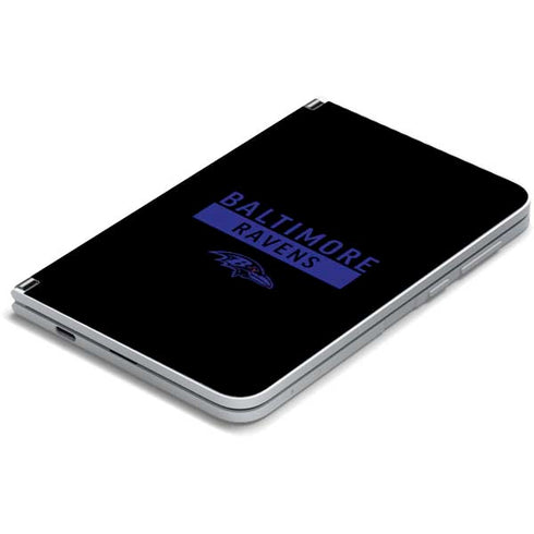 NFL Baltimore Ravens Black Performance Series Surface Duo Skin