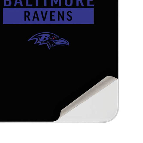 NFL Baltimore Ravens Black Performance Series Surface Duo Skin