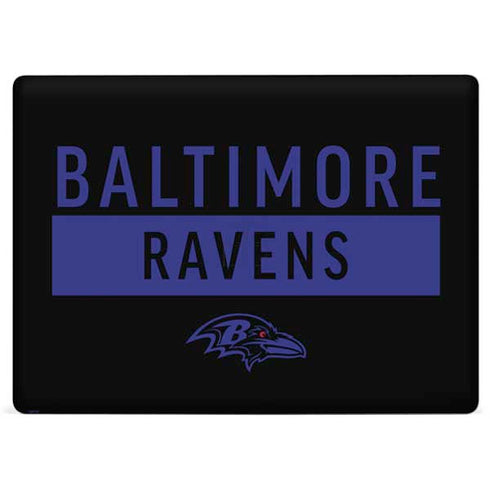 NFL Baltimore Ravens Black Performance Series Surface Laptop 3 13.5in Skin