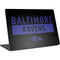 NFL Baltimore Ravens Black Performance Series Surface Laptop 4 15in Skin
