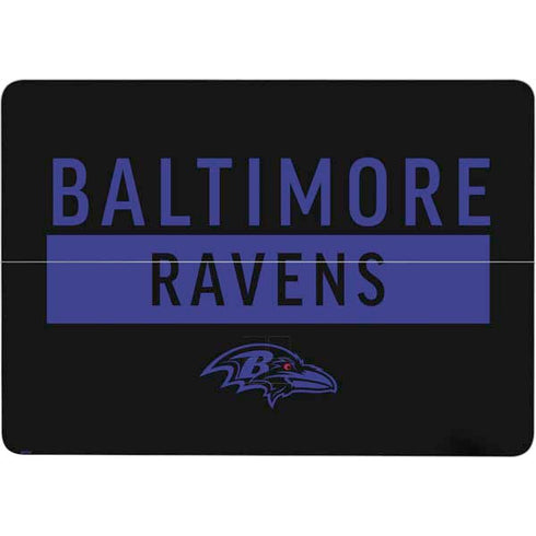 NFL Baltimore Ravens Black Performance Series Surface Laptop Studio Skin