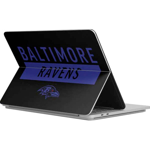 NFL Baltimore Ravens Black Performance Series Surface Laptop Studio Skin
