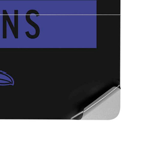NFL Baltimore Ravens Black Performance Series Surface Laptop Studio Skin