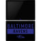 NFL Baltimore Ravens Black Performance Series Surface Pro 6 Skin