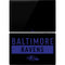NFL Baltimore Ravens Black Performance Series Surface Pro 7 Skin