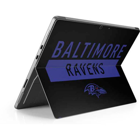 NFL Baltimore Ravens Black Performance Series Surface Pro 9 Skin