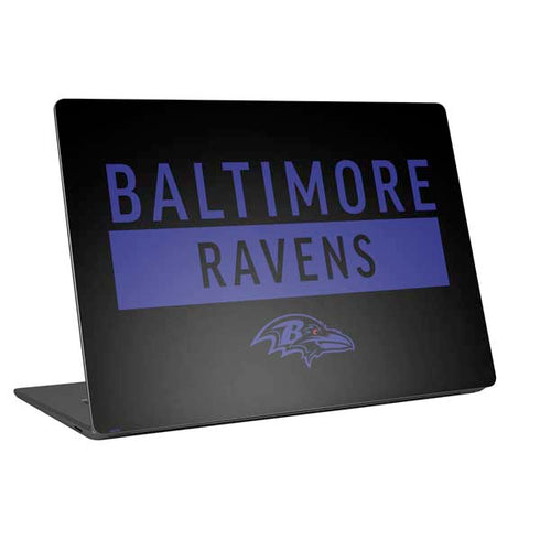 NFL Baltimore Ravens Black Performance Series Universal Laptop 14in (11.4 x 8.2in) Skin