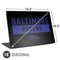 NFL Baltimore Ravens Black Performance Series Universal Laptop 18in (14.6 x 10.6in) Skin