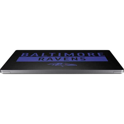 NFL Baltimore Ravens Black Performance Series Universal Laptop 18in (14.6 x 10.6in) Skin