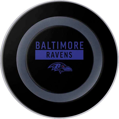 NFL Baltimore Ravens Black Performance Series Wireless Charger Skin