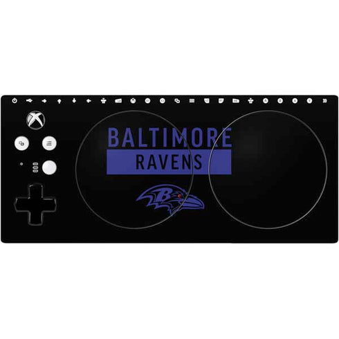 NFL Baltimore Ravens Black Performance Series Xbox Adaptive Controller Skin