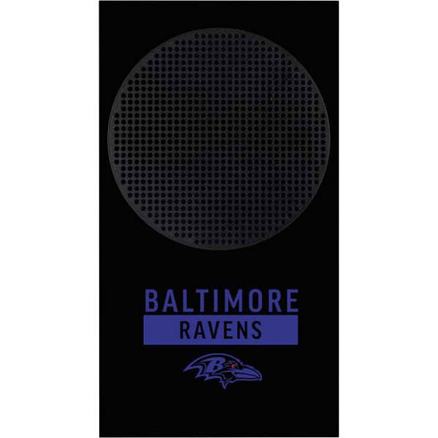 NFL Baltimore Ravens Black Performance Series Xbox Series S Bundle Skin