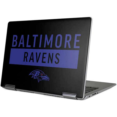 NFL Baltimore Ravens Black Performance Series Yoga 710 14in Skin