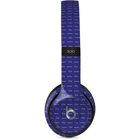 NFL Baltimore Ravens Blitz Series Beats Solo 2 Wired Skin
