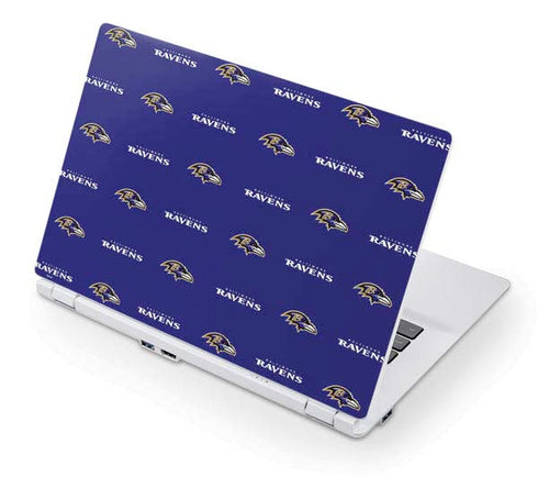 NFL Baltimore Ravens Blitz Series Acer Chromebook Skin