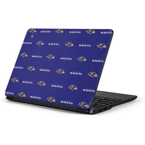 NFL Baltimore Ravens Blitz Series Samsung Chromebook Skin