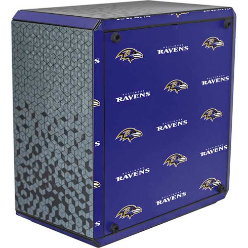 NFL Baltimore Ravens Blitz Series Cooler Master MasterBox Q300L Mini Tower Skin