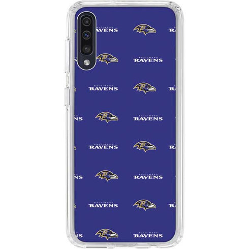 NFL Baltimore Ravens Blitz Series Galaxy A50 Clear Case