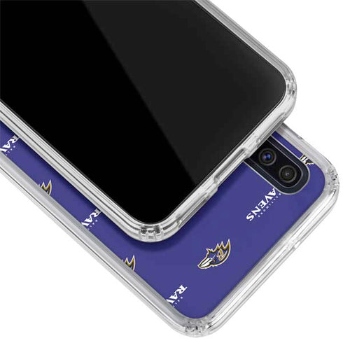 NFL Baltimore Ravens Blitz Series Galaxy A50 Clear Case