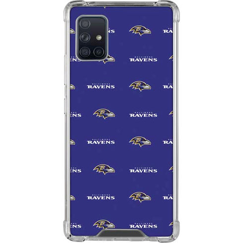 NFL Baltimore Ravens Blitz Series Galaxy A51 5G Clear Case