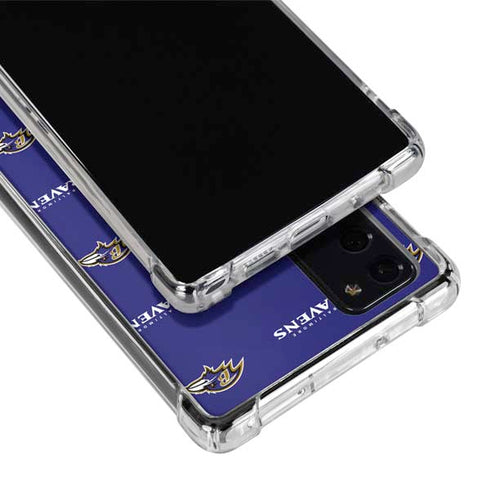 NFL Baltimore Ravens Blitz Series Galaxy Note20 5G Clear Case