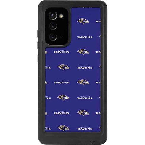 NFL Baltimore Ravens Blitz Series Galaxy Note20 5G Waterproof Case
