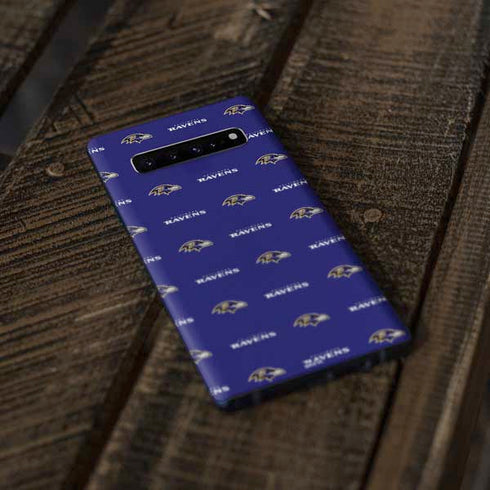 NFL Baltimore Ravens Blitz Series Galaxy S10 Skin