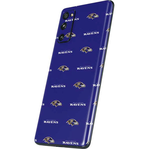 NFL Baltimore Ravens Blitz Series Galaxy S20 Fan Edition Skin
