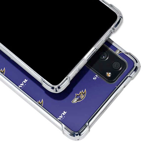 NFL Baltimore Ravens Blitz Series Galaxy S20 FE Clear Case