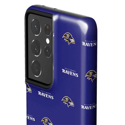 NFL Baltimore Ravens Blitz Series Galaxy S21 Ultra 5G Pro Case
