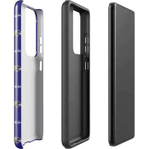 NFL Baltimore Ravens Blitz Series Galaxy S21 Ultra 5G Pro Case