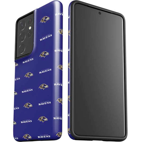 NFL Baltimore Ravens Blitz Series Galaxy S21 Ultra 5G Pro Case