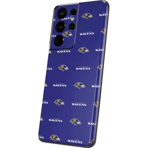 NFL Baltimore Ravens Blitz Series Galaxy S21 Ultra 5G Skin
