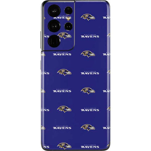 NFL Baltimore Ravens Blitz Series Galaxy S21 Ultra 5G Skin