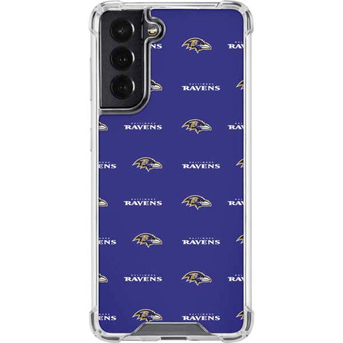 NFL Baltimore Ravens Blitz Series Galaxy S22 Clear Case