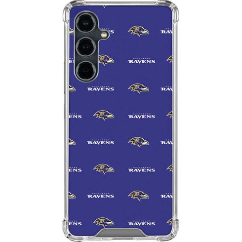 NFL Baltimore Ravens Blitz Series Galaxy S23 FE Clear Case
