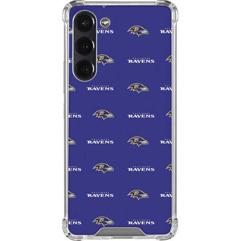 NFL Baltimore Ravens Blitz Series Galaxy S23 Plus Clear Case