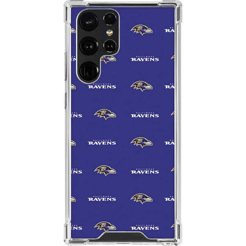 NFL Baltimore Ravens Blitz Series Galaxy S24 Ultra Clear Case