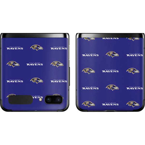NFL Baltimore Ravens Blitz Series Galaxy Z Flip Skin